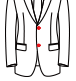 Single Three Buttons